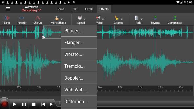 WavePad Audio Editor Free 截图 6