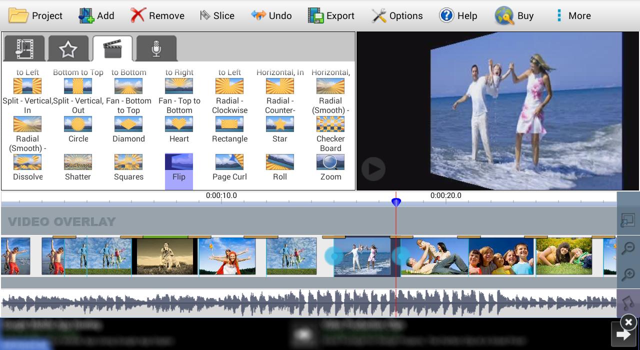 VideoPad Video Editor Free pour Android - Téléchargez l'APK