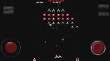 Galaga arcade screenshot 3