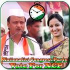 NCP Photo Frame | National Congress Party Frame icône