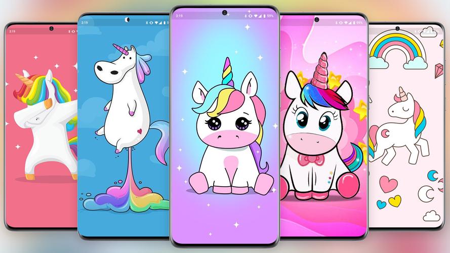 Tải xuống APK 🦄 Rainbow Unicorn Wallpaper cho Android