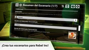 Rebel Inc Creador de Escenario captura de pantalla 1