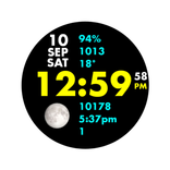 Big Clear Watch Face