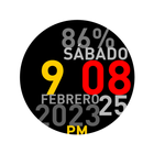آیکون‌ Huge Spanish Watch Face