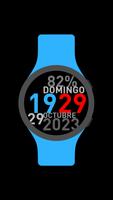 برنامه‌نما Huge Spanish Watch Face عکس از صفحه