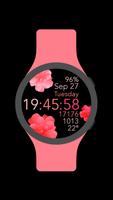 Animated Pink Flowers تصوير الشاشة 1