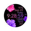 Pink Purple Animated Flowers APK