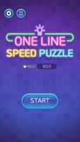 One Line Speed Puzzle Cartaz