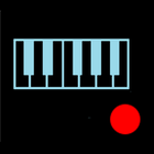 Einfaches Klavier mit Recorder Zeichen
