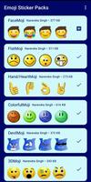 HD Emoji Stickers - WAStickerA captura de pantalla 1