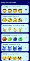 HD Emoji Stickers - WAStickerA imagem de tela 1