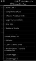MTG Judge Core App اسکرین شاٹ 1