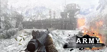軍は生存者のマスターを撮影：無料FPS戦争ゲームを