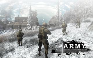 armée de tir maître survivant: jeux de guerre 3D Affiche