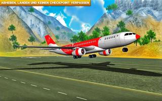 Flugzeug Jet fliegend Simulator Spiele Screenshot 2