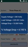 NEC Voltage Drop Calculator Affiche