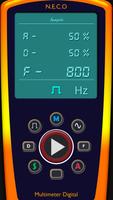 برنامه‌نما Multimeter/Oscilloscope Pro عکس از صفحه