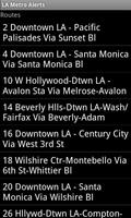 LA Metro Alerts تصوير الشاشة 1