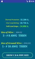 NEC Conductor Size Calc FULL تصوير الشاشة 3