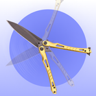 Butterfly knife - prank 图标