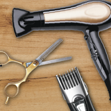 Outils de coiffeur - farce icône