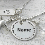 Your Name On Necklace - Name Art