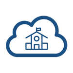 school cloud icon