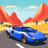 Merge Race - Idle Car games icône
