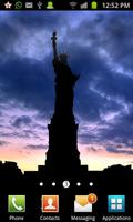 Statue of Liberty Silhouette Affiche