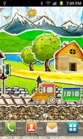 Paper Train Live Wallpaper captura de pantalla 2