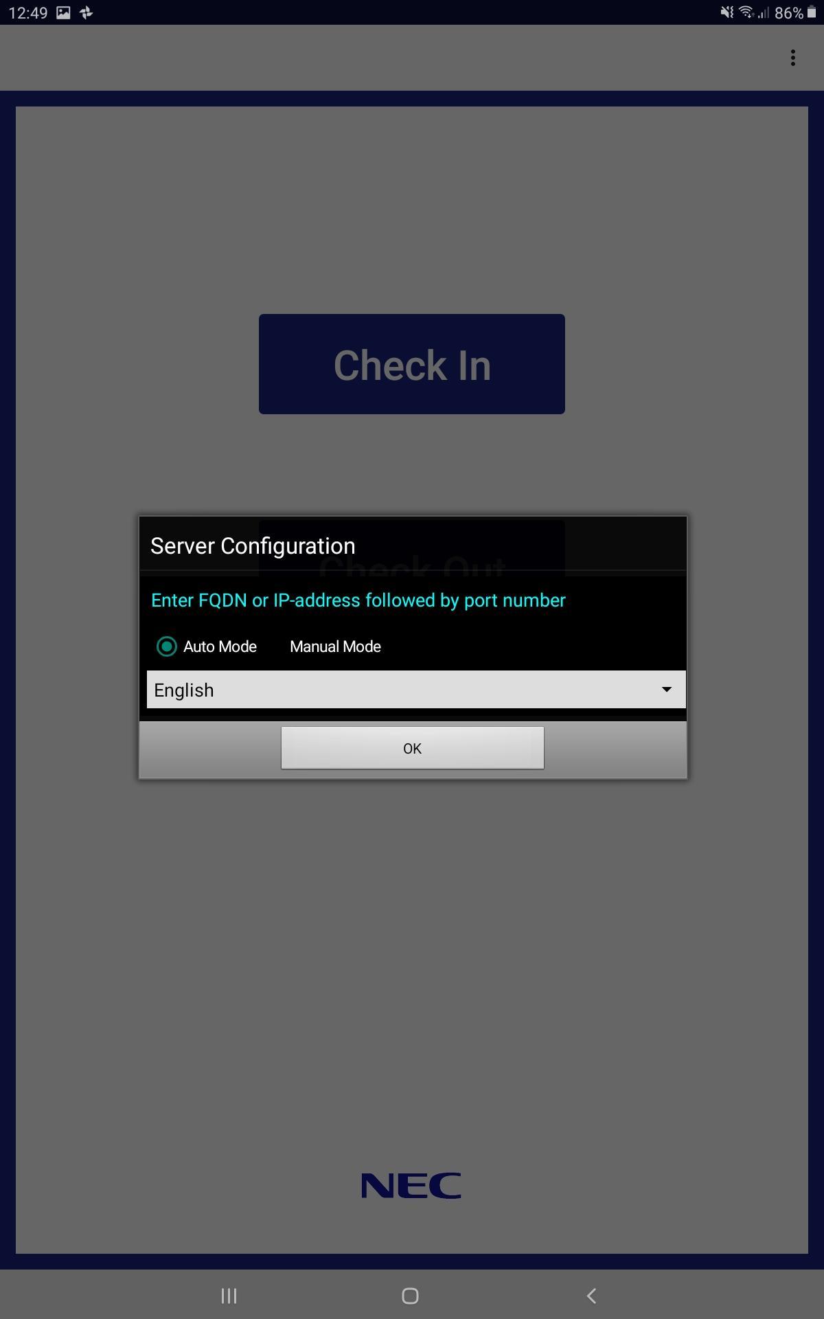Nec Testing App For Android Apk Download