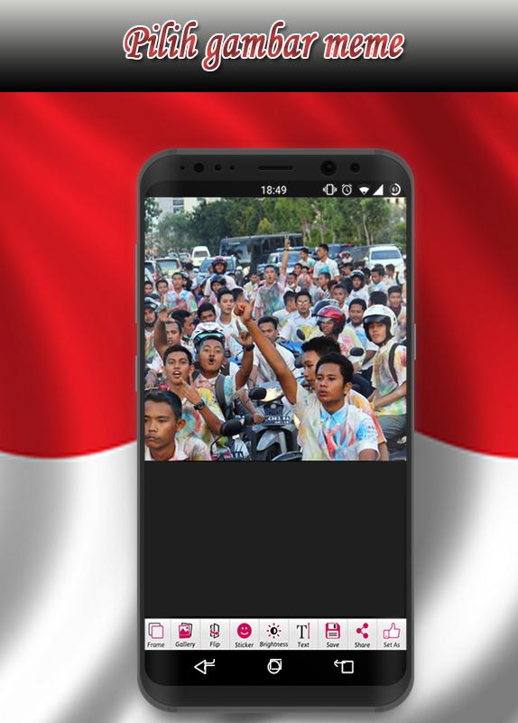Indonesias Knife Throwing Cop Meme Masuk Pak Eko Goes
