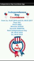 Independence Day Countdown App Affiche