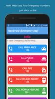 1 Schermata Need Help! - Emergency app