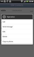 SIM Contacts screenshot 1