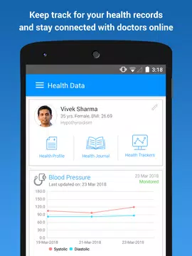 Screenshot 2 for ContinuousCare Health App