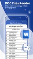 Docx File Reader- Word Office Files Opener پوسٹر