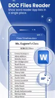 Docx File Reader- Word Office Files Opener Plakat