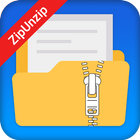 Zip File opener for android أيقونة