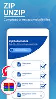 Zip File opener for android Affiche
