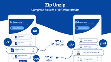 Zip File opener for android স্ক্রিনশট 3