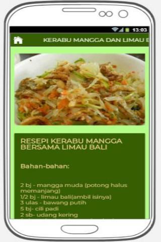 Aneka Resepi Kerabu Pilihan For Android Apk Download