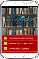 Research Methodology Notes Affiche