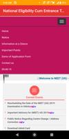 NEET 2020- Admit Card/ Check NEET 2020 Result capture d'écran 3
