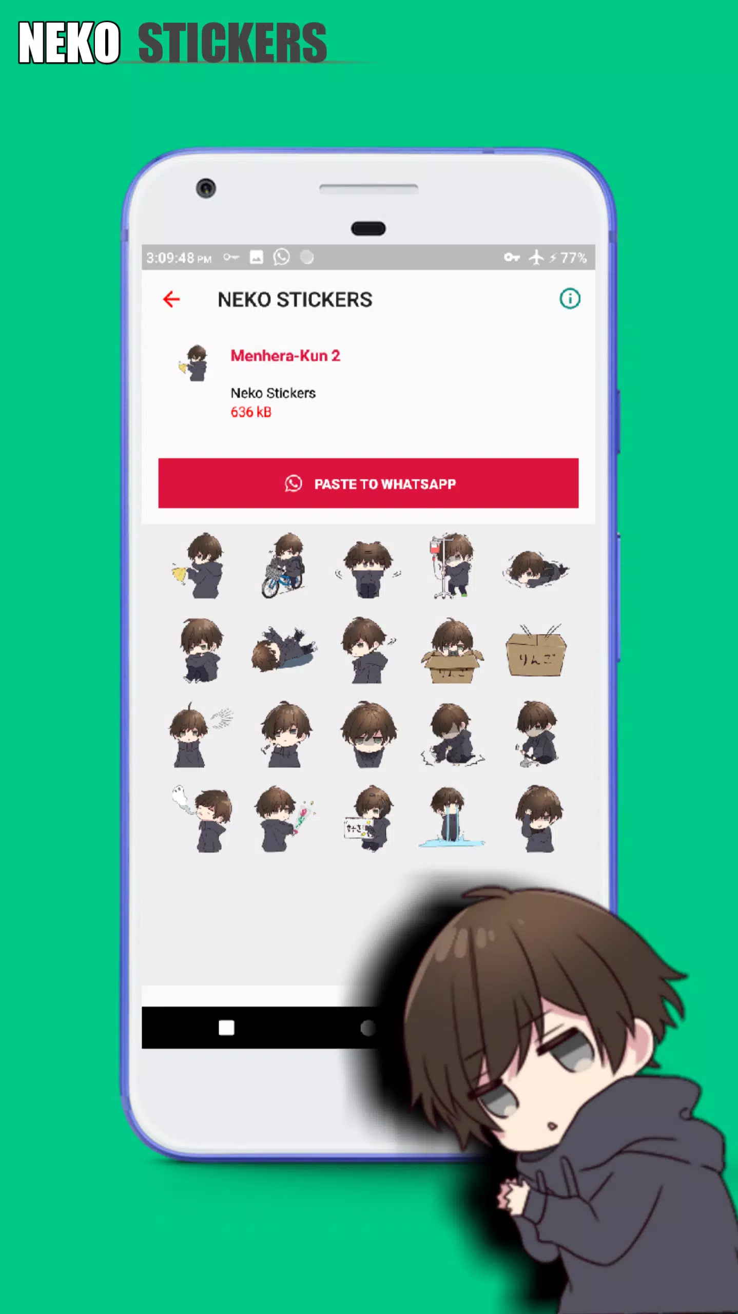 Menhera kun stickers WASticker APK for Android Download