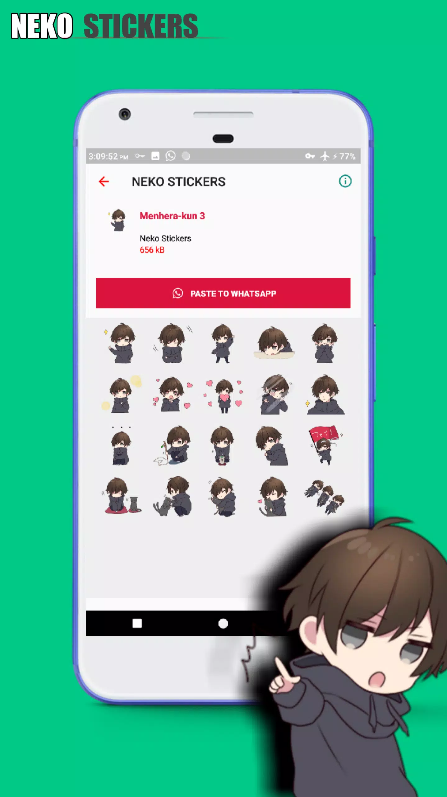 Menhera Kun Sticker Pack APK for Android Download