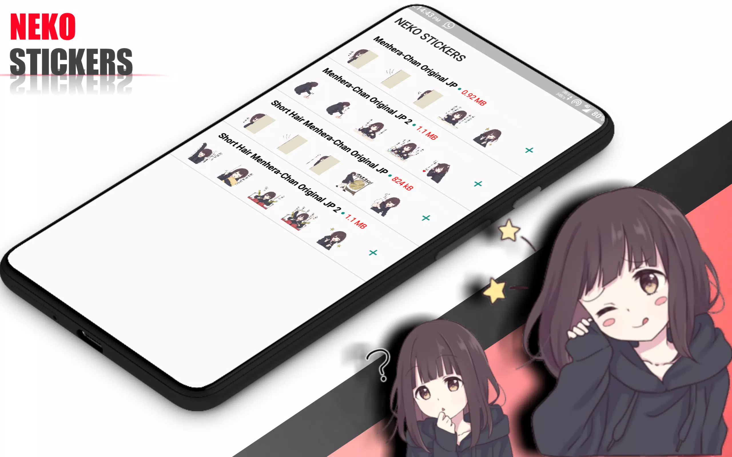 Menhera-chan - Stickers for WhatsApp