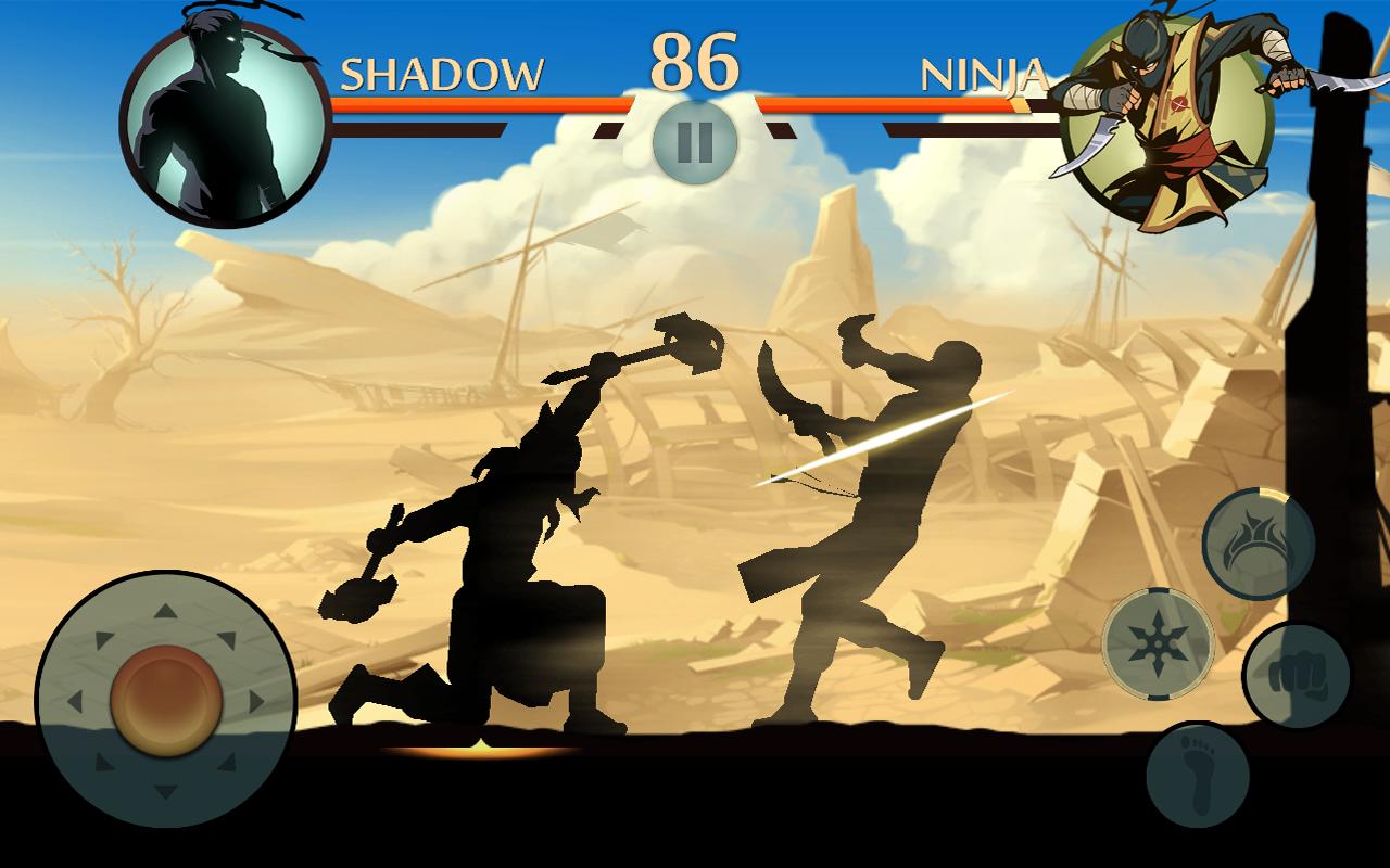 Hasil gambar untuk game shadow fight 2 game android yang tidak akan membuat bosan