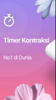 Timer Kontraksi. Kehamilan poster