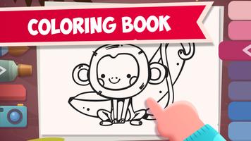 Сoloring Book for Kids with Ko पोस्टर